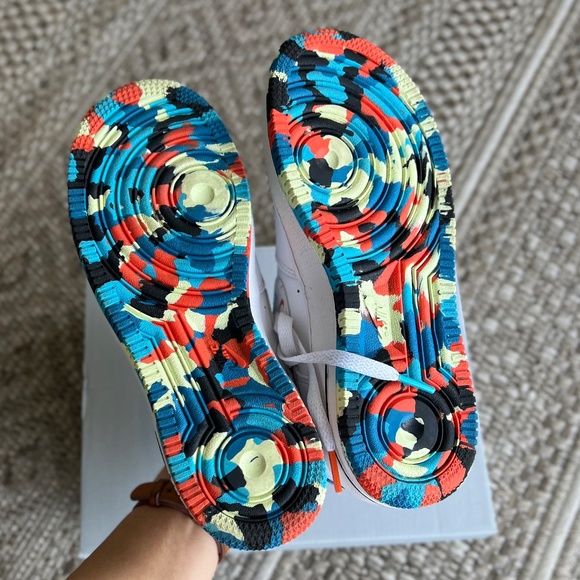 Nike Air Force 1 LV8 GS Multicolor Sneakers Size 4.5 Youth W/Original Box - Picture 10 of 16